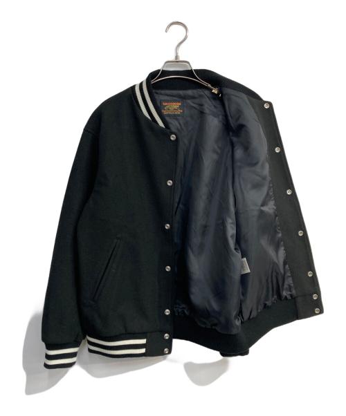 skookum（スクーカム）SKOOKUM (スクーカム) Light Varsity Jacket　SK23101 ブラック サイズ:Lの古着・服飾アイテム