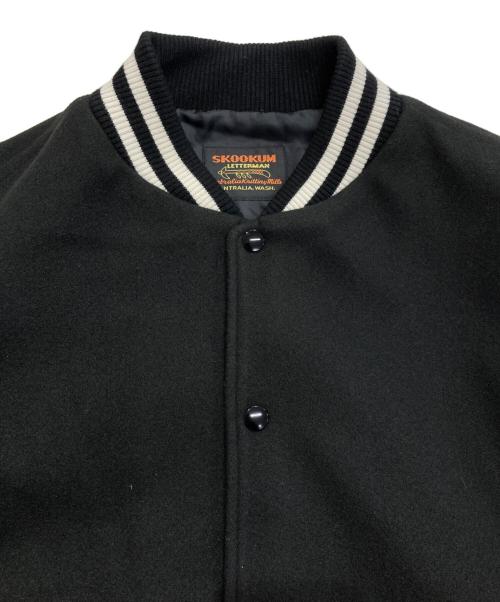 skookum（スクーカム）SKOOKUM (スクーカム) Light Varsity Jacket　SK23101 ブラック サイズ:Lの古着・服飾アイテム