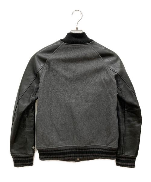 BEDWIN &THE HEARTBREAKERS（ベドウィンアンドザ ハートブレイカーズ）BEDWIN &THE HEARTBREAKERS (ベドウィンアンドザ ハートブレイカーズ) 袖レザースタジャン グレー サイズ:無しの古着・服飾アイテム