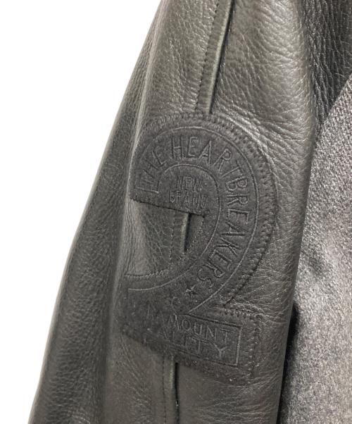 BEDWIN &THE HEARTBREAKERS（ベドウィンアンドザ ハートブレイカーズ）BEDWIN &THE HEARTBREAKERS (ベドウィンアンドザ ハートブレイカーズ) 袖レザースタジャン グレー サイズ:無しの古着・服飾アイテム