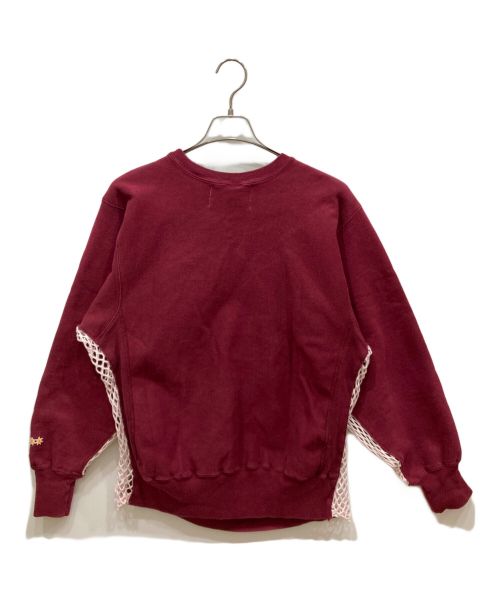 Champion REVERSE WEAVE（チャンピオン リバース ウィーブ）Champion REVERSE WEAVE (チャンピオン リバース ウィーブ) Luda Khanlari スウェット ボルドー サイズ:Ⅼの古着・服飾アイテム