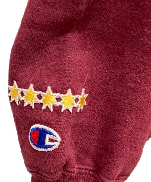 Champion REVERSE WEAVE（チャンピオン リバース ウィーブ）Champion REVERSE WEAVE (チャンピオン リバース ウィーブ) Luda Khanlari スウェット ボルドー サイズ:Ⅼの古着・服飾アイテム