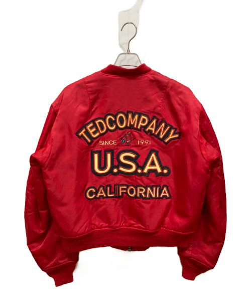 TED COMPANY（テッドカンパニー）TED COMPANY (テッドカンパニー) フライトジャケット レッド サイズ:Lの古着・服飾アイテム