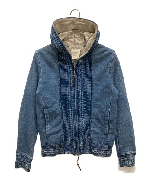 REMI RELIEF（レミレリーフ）REMI RELIEF (レミレリーフ) インディゴジップパーカー インディゴ サイズ:Sの古着・服飾アイテム