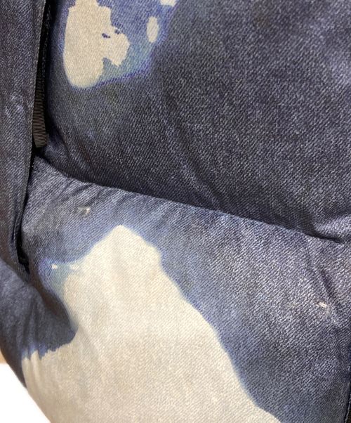 THE NORTH FACE（ザ ノース フェイス）THE NORTH FACE (ザ ノース フェイス) Supreme (シュプリーム) Bleached Denim Print Nuptse Jacket ブルー サイズ:Ⅿの古着・服飾アイテム