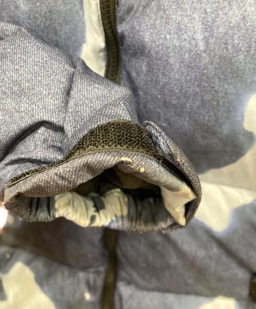 THE NORTH FACE（ザ ノース フェイス）THE NORTH FACE (ザ ノース フェイス) SUPREME (シュプリーム) Bleached Denim Print Nuptse Jacket ブルー サイズ:Ⅿの古着・服飾アイテム