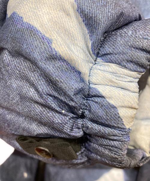 THE NORTH FACE（ザ ノース フェイス）THE NORTH FACE (ザ ノース フェイス) SUPREME (シュプリーム) Bleached Denim Print Nuptse Jacket ブルー サイズ:Ⅿの古着・服飾アイテム