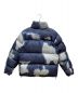 THE NORTH FACE (ザ ノース フェイス) Supreme (シュプリーム) Bleached Denim Print Nuptse Jacket ブルー サイズ:Ⅿ：41000円