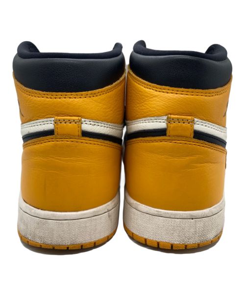 NIKE（ナイキ）NIKE (ナイキ) AIR JORDAN1 ブラック×イエロー サイズ:27.5の古着・服飾アイテム
