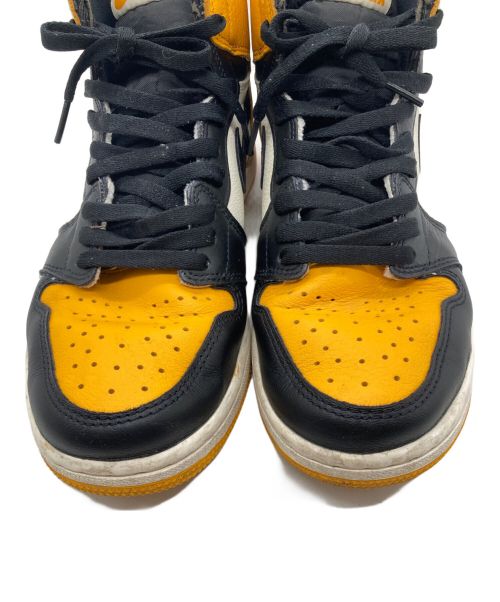 NIKE（ナイキ）NIKE (ナイキ) AIR JORDAN1 ブラック×イエロー サイズ:27.5の古着・服飾アイテム