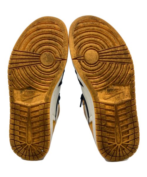 NIKE（ナイキ）NIKE (ナイキ) AIR JORDAN1 ブラック×イエロー サイズ:27.5の古着・服飾アイテム