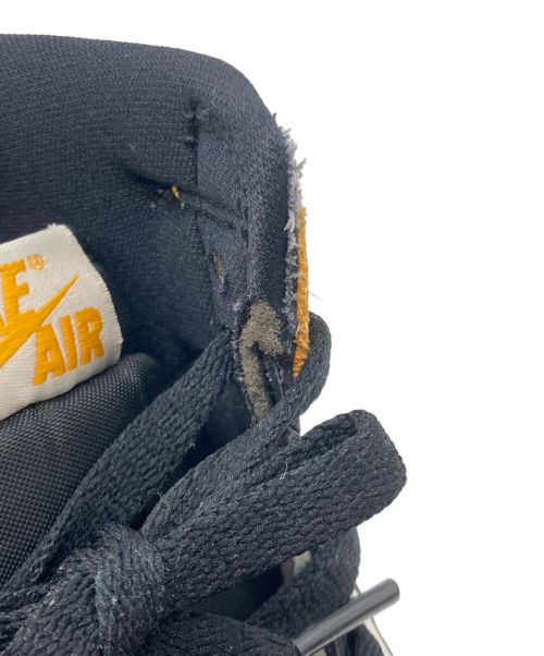 NIKE（ナイキ）NIKE (ナイキ) AIR JORDAN1 ブラック×イエロー サイズ:27.5の古着・服飾アイテム