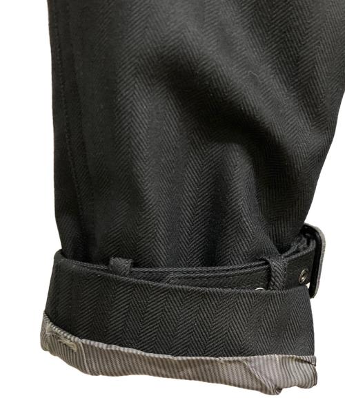 BURBERRY BLACK LABEL（バーバリーブラックレーベル）BURBERRY BLACK LABEL (バーバリーブラックレーベル) ウールトレンチコート ブラック サイズ:SIZE Lの古着・服飾アイテム