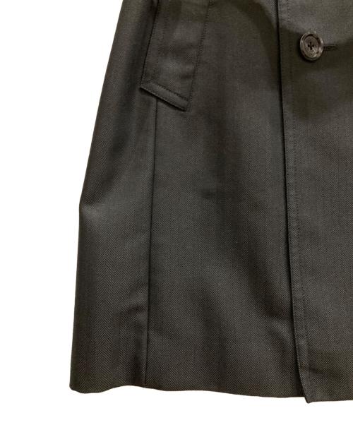 BURBERRY BLACK LABEL（バーバリーブラックレーベル）BURBERRY BLACK LABEL (バーバリーブラックレーベル) ウールトレンチコート ブラック サイズ:SIZE Lの古着・服飾アイテム