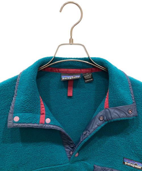 Patagonia（パタゴニア）Patagonia (パタゴニア) 90’s SYNCHILLA SNAP-T シンチラスナップT グリーン サイズ:Sの古着・服飾アイテム