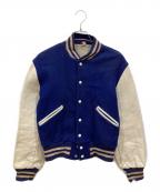 butwinバトウィン）の古着「ヴィンテージスタジャン」｜ブルー×ホワイト