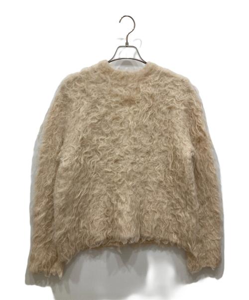 SLOBE IENA（スローブ イエナ）SLOBE IENA (スローブ イエナ) シャギーニットカーディガン ベージュ サイズ:freeの古着・服飾アイテム