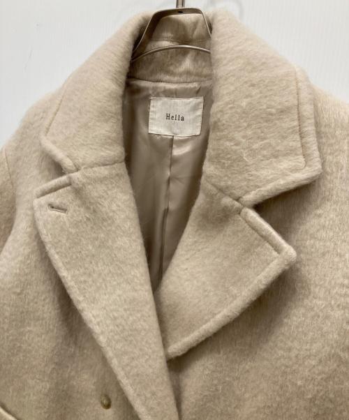 Hella（ヘラ）Hella (ヘラ) WOOL MOHAIR SHORT COAT アイボリー サイズ:FREEの古着・服飾アイテム