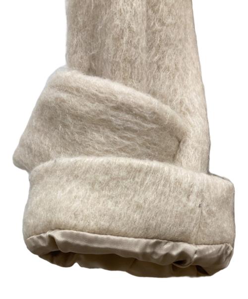 Hella（ヘラ）Hella (ヘラ) WOOL MOHAIR SHORT COAT アイボリー サイズ:FREEの古着・服飾アイテム