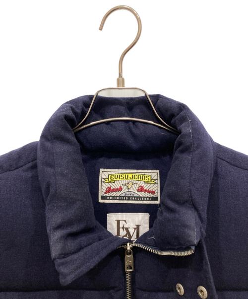 EVISU（エヴィス）EVISU (エヴィス) ダウンベスト ネイビー サイズ:Mの古着・服飾アイテム