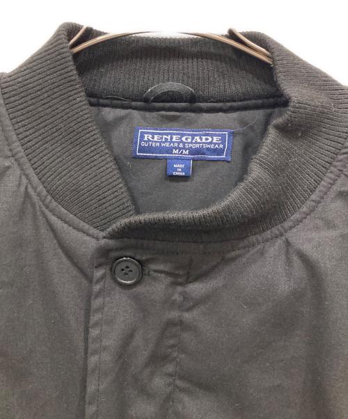RENEGADE（レネゲード）RENEGADE (レネゲード) 中綿ダービージャケット ブラック サイズ:	SIZE Mの古着・服飾アイテム