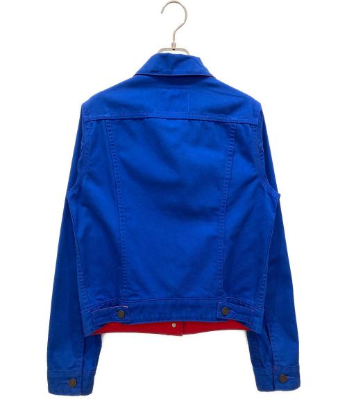 LEVI'S（リーバイス）LEVI'S (リーバイス) NFL (エヌエフエル) Twill Trucker Button-Up ブルー×レッド サイズ:SIZE Sの古着・服飾アイテム