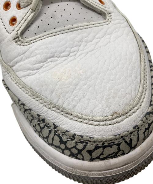 NIKE（ナイキ）NIKE (ナイキ) AIR JORDAN 3 RETRO ホワイト×ブルー サイズ:27の古着・服飾アイテム