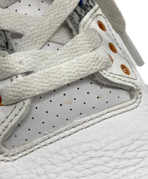 NIKE（ナイキ）NIKE (ナイキ) AIR JORDAN 3 RETRO ホワイト×ブルー サイズ:27の古着・服飾アイテム