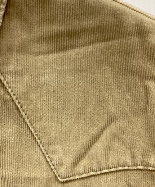 Wrangler（ラングラー）Wrangler (ラングラー) Ron Herman (ロンハーマン) コーデュロイウエスタンシャツ ベージュ サイズ:SIZE Lの古着・服飾アイテム