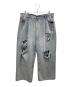 9090（9090）の古着「King Logo Damage Denim」｜インディゴ