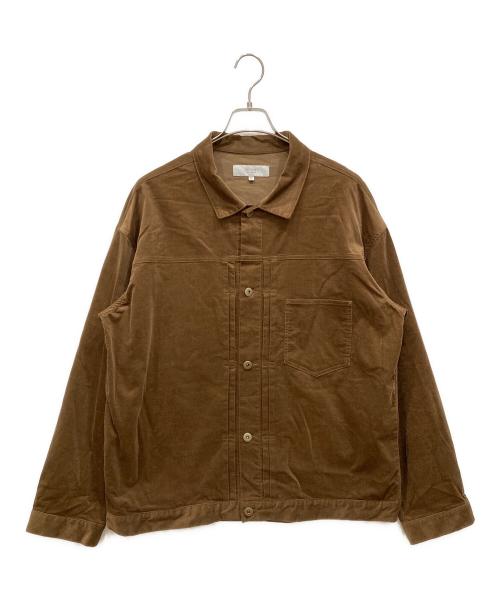 ROSSO（ロッソ）ROSSO (ロッソ) ストレッチコーデュロイブルゾン ブラウン サイズ:SIZE XLの古着・服飾アイテム