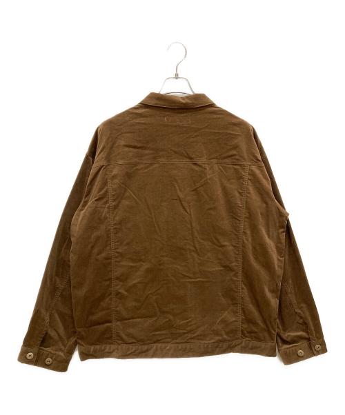 ROSSO（ロッソ）ROSSO (ロッソ) ストレッチコーデュロイブルゾン ブラウン サイズ:SIZE XLの古着・服飾アイテム