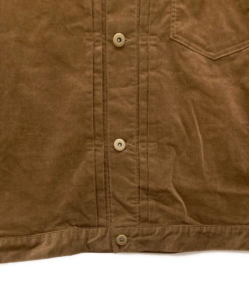 ROSSO（ロッソ）ROSSO (ロッソ) ストレッチコーデュロイブルゾン ブラウン サイズ:SIZE XLの古着・服飾アイテム