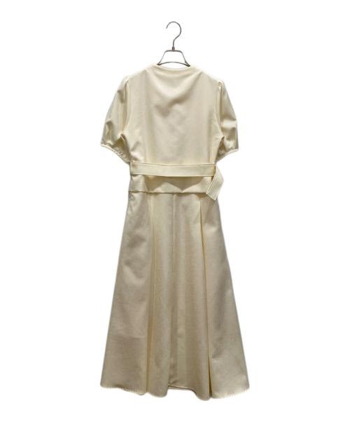 Noela（ノエラ）Noela (ノエラ) リネンライクレイヤードスタイルワンピース ホワイト サイズ:Ⅿの古着・服飾アイテム