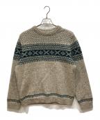 L.L.Beanエルエルビーン）の古着「ニット」｜ベージュ×グリーン