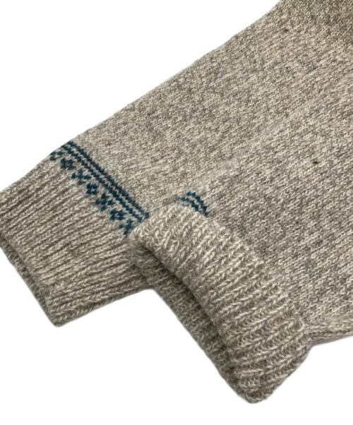 L.L.Bean（エルエルビーン）L.L.Bean (エルエルビーン) ニット ベージュ×グリーン サイズ:Mの古着・服飾アイテム