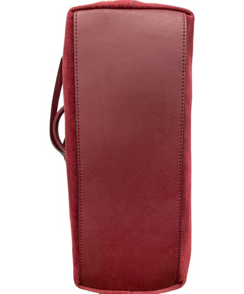TORY BURCH（トリーバーチ）TORY BURCH (トリーバーチ) スウェードトートバッグ ワインレッドの古着・服飾アイテム