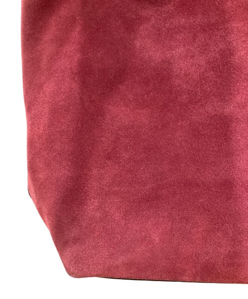 TORY BURCH（トリーバーチ）TORY BURCH (トリーバーチ) スウェードトートバッグ ワインレッドの古着・服飾アイテム