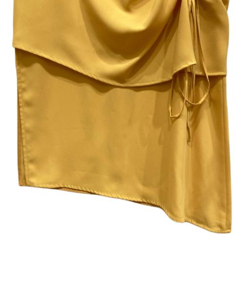 ELIN（エリン）ELIN (エリン) サイドギャザースカート イエロー サイズ:SIZE 36の古着・服飾アイテム