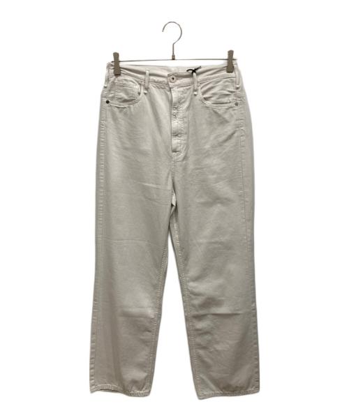 upper hights（アッパーハイツ）upper hights (アッパーハイツ) Spick & Span (スピックアンドスパン) 別注 THE LAZY STRAIGHT ホワイト サイズ:25 未使用品の古着・服飾アイテム