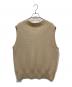 CITY (シティ) LEAF HOLE VEST ニットベスト ベージュ サイズ:2：5000円