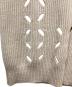 中古・古着 CITY (シティ) LEAF HOLE VEST ニットベスト ベージュ サイズ:2：5000円