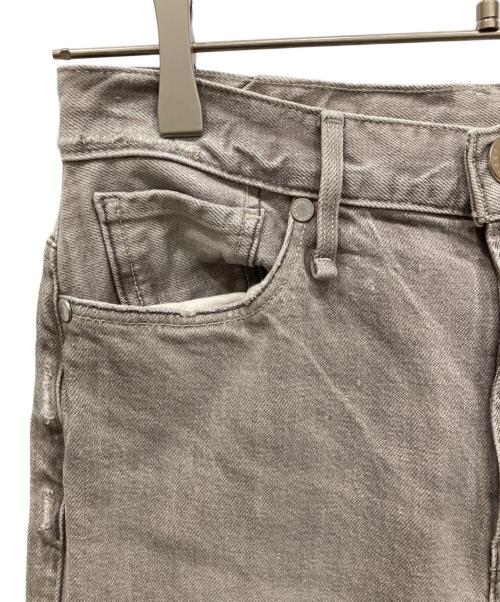 upper hights（アッパーハイツ）upper hights (アッパーハイツ) TAYLOR カットオフデニムパンツ グレー サイズ:24の古着・服飾アイテム