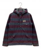 Patagoniaパタゴニア）の古着「リクレイルドウールスナップT」｜ネイビー×ボルドー