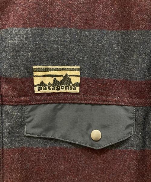Patagonia（パタゴニア）Patagonia (パタゴニア) リクレイルドウールスナップT ネイビー×ボルドー サイズ:SIZE XSの古着・服飾アイテム