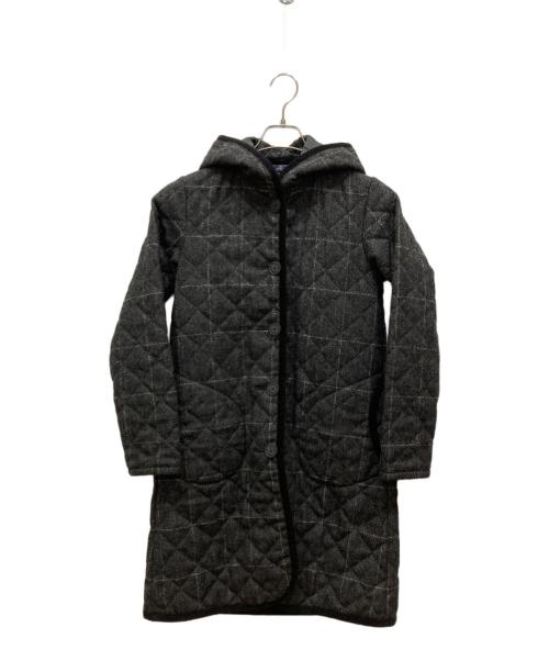 LAVENHAM（ラベンハム）LAVENHAM (ラベンハム) キルティングフーデットコート グレー サイズ:36の古着・服飾アイテム