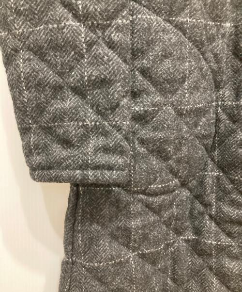 LAVENHAM（ラベンハム）LAVENHAM (ラベンハム) キルティングフーデットコート グレー サイズ:36の古着・服飾アイテム