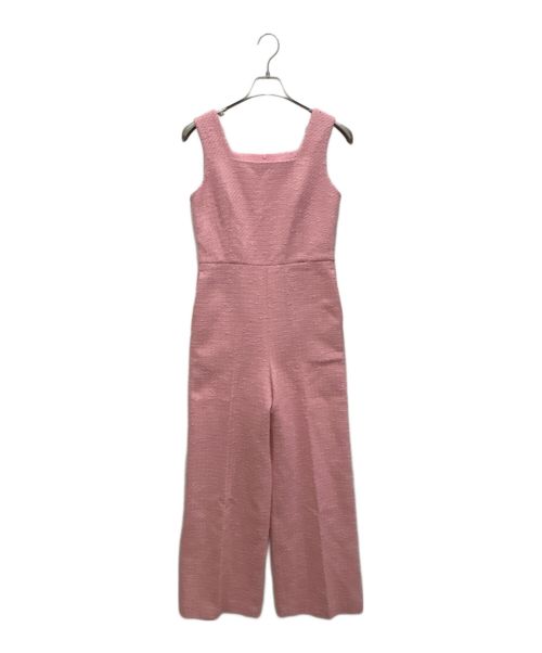 ESTNATION（エストネーション）ESTNATION (エストネーション) ファンシーツィードオールインワン ピンク サイズ:38の古着・服飾アイテム