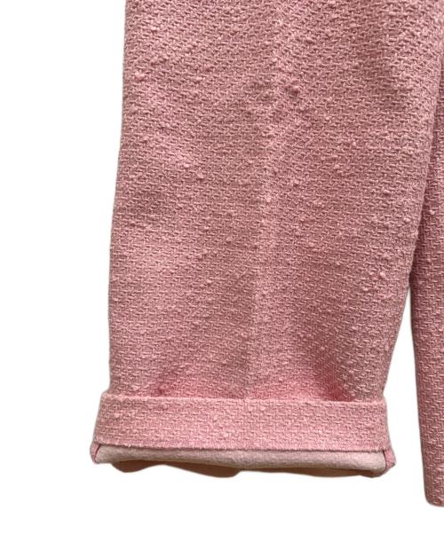 ESTNATION（エストネーション）ESTNATION (エストネーション) ファンシーツィードオールインワン ピンク サイズ:38の古着・服飾アイテム