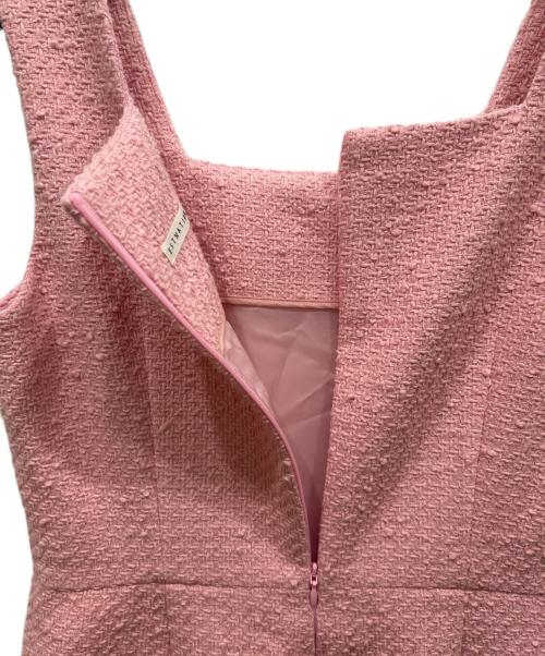 ESTNATION（エストネーション）ESTNATION (エストネーション) ファンシーツィードオールインワン ピンク サイズ:38の古着・服飾アイテム